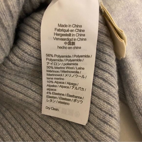 NWT Madewell Small Blue It’s Gonna Be Me Cropped Sweater - Picture 11 of 14